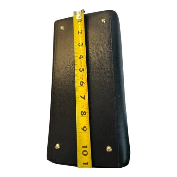 Lauren Ralph Lauren Saffiano Stefanie II Satchel Top Handle Leather - Picture 13 of 14